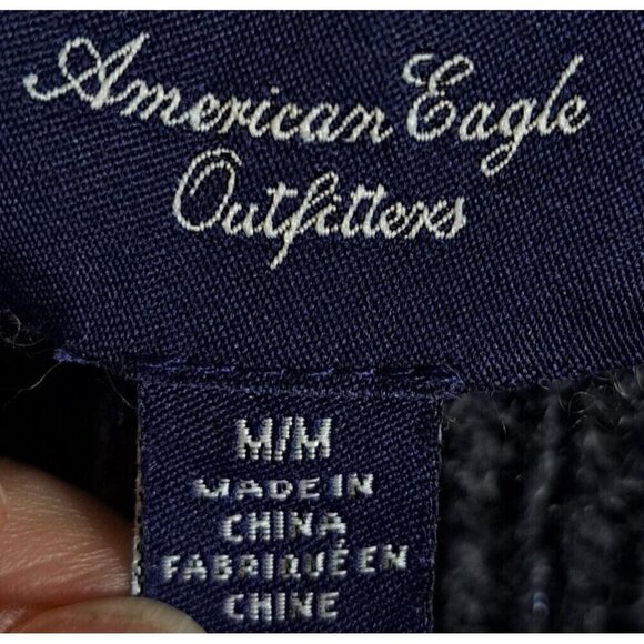 American Eagle Outfitters Women's M Gray Wool Blend Open Front Cardigan - Picture 3 of 6